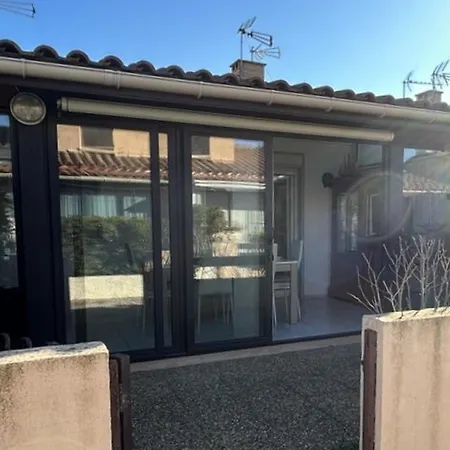 Maison T2 Mezzanine Climatisee Avec Terrasse Et Parking, Proche Et Animations Au Barcares - Fr-1-529-247 *