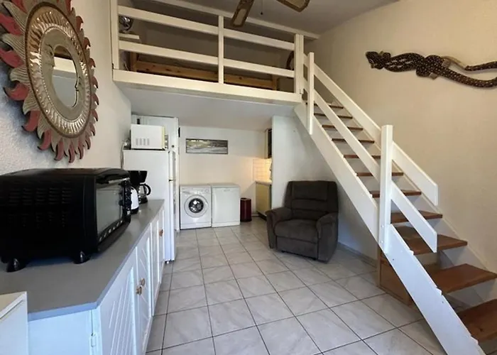 Maison T2 Mezzanine Climatisee Avec Terrasse Et Parking, Proche Et Animations Au Barcares - Fr-1-529-247 Apartment *